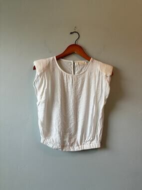 Boutique Fanco Sheer White Blouse